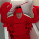 Illustration for article titled It's Halloween, so here's a picture of Patrick Stewart wearing a lobster costume in a bathtub